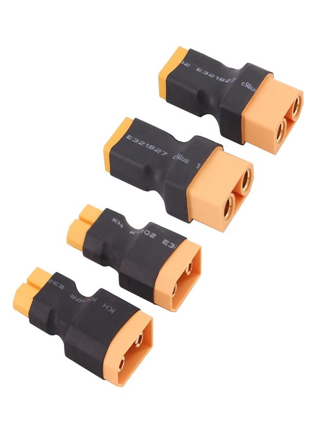 OliRC 4pcs XT90 to XT60 Male Female RC Connector Adapter(C165-4) - Image 1